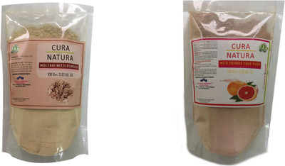 

Cura Natura Combo of Multani Mitti Wild Orange face pack (Pack of 2)(200 ml)