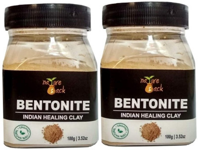

NatureSack 100% Pure Bentonite Clay Powder - 200gm pack. Healing & Detoxifying clay used for Clay Mask, Face & Body Detox.(200 g)