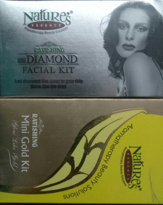 

Nature's Nature Diamond Facial Kit and Nature Mini Gold Kit Combo 34 g