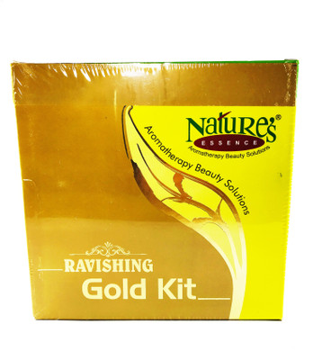 

Nature's Essence Ravishing Gold Facial Kit - Medium Pack(170 g + Free 42.5 g Extra) 212.5 g (Set of 4) 212.5 g(Set of 4)