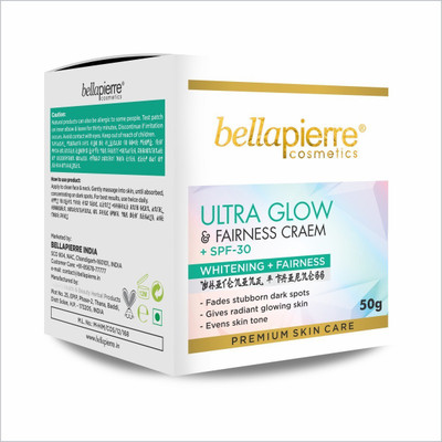 

Bella Pierre Ultra Glow Fairness Cream | SPF 30+(50 g)