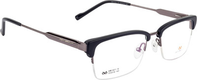 

DENY BROWN Half Rim Wayfarer Frame(51 mm