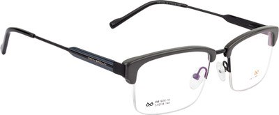 

DENY BROWN Half Rim Wayfarer Frame(51 mm