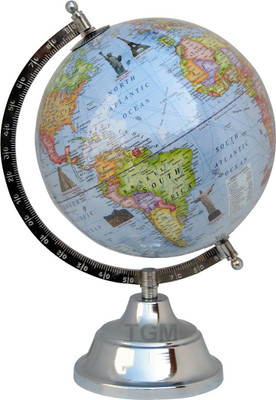 

THEGLOBALMART 8 INCH Political world globe GLOBE GLOBE World Globe(8 INCH BLUE)