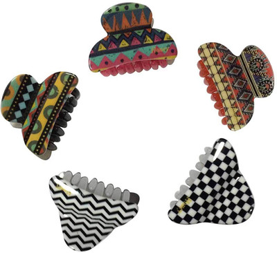 

New Arihant Traders New Arihant Traders- Premium Quality Hair Clutchers/Clips/Claws for Women & Girls (5 pieces) Hair Clip(Multicolor)