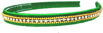 

The Craft House Silk Thread Hair Band For Kids and Girls Hair Band(Green)