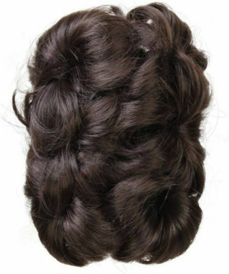 

Alizz brown natural looks hair bun artificial clutch wig for girls and women Hair Extension