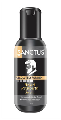 

SANCTUS Beard Regrowth Serum - 30ml - Advanced Follicular Strengthening Formula (Enriched with Pisum Sativum, Hydrolyzed Keratin & Aloe Vera Extract)(30 ml)
