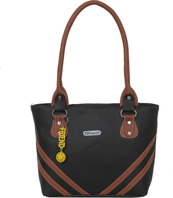 

FD Fashion Shoulder Bag(Black, Tan)