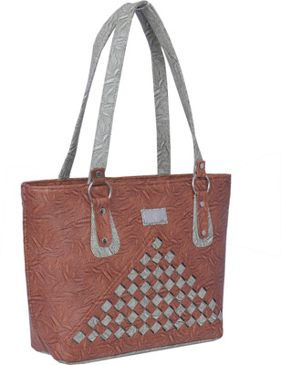 

Janta Soft Shoulder Bag(Brown, Grey)