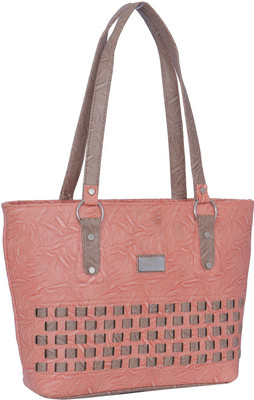 

Janta Soft Shoulder Bag(Pink, Brown), Brown;pink