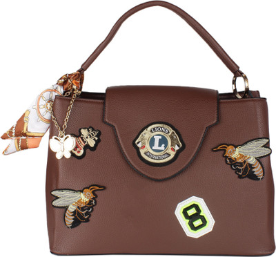

Butterflies Hand-held Bag(Tan)