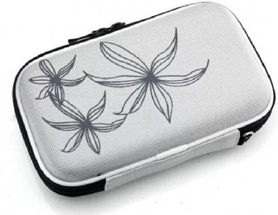 

Etake Hard disk Cover 2.5 Inch Pouch Artificial Leather(For External Hard Disk Drive ( Casing Case Cover), Silver)