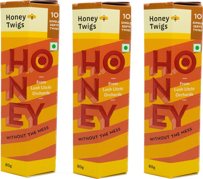 

HONEY TWIGS Natural Litchi Honey(80 g, Pack of 3)