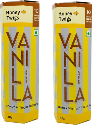

Honey Twigs Vanilla Infused Honey(160 g, Pack of 2)