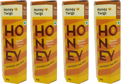 

HONEY TWIGS Multi-Flora Honey(320 g, Pack of 4)