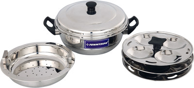 

TENNYSON PAPPU DELIGHT SMALL WITH SQUARE Induction & Standard Idli Maker(3 Plates , 12 Idlis )