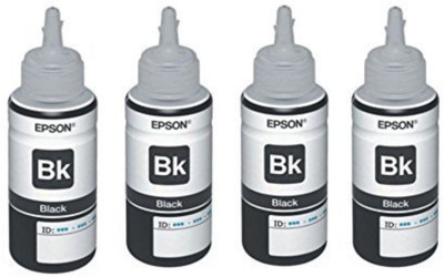 

PPS Refill Ink for Use in Epson M100, M200 Printers - Black Refill Ink 100 ML Bottle - Pack of 4 Single Color Ink (Black) Single Color Ink (Black) Single Color Ink(Black)