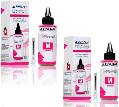 

ProDot Inkjet Refill Ink for Cartridge Printers Single Color Ink Toner(Magenta)