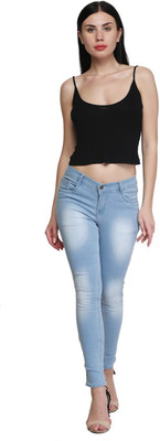 F2M Slim Women Light Blue Jeans