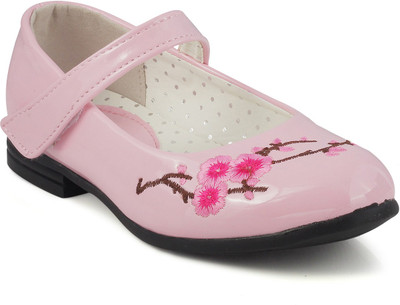 

KITTENS Girls Velcro Ballerinas(Pink