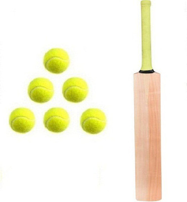 

RSSSTORE PLANE POPULER WILLOW BAT (1BAT+6BALL) Cricket Kit