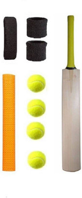 

RSSSTORE PLANE BAT (5 ITEAM) COMBO (BAT+4BALL+1HEAD+1WRIST BAND+1 BATGRIP) Cricket Kit