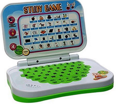 

Imstar Educational Learning Kids Laptop, Study Game Kids Mini Laptop English Learner Study Game Computer Notebook Toy(Multicolor)