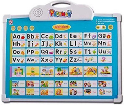 

Baby Tintin Electronic Musical Board for Alphabet ABC Learning Toy Play Mat and Drawing Board with One Doodle Pen Multi Color(Multicolor)
