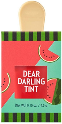 

Novo Beauty Dear Darling Water Gel Tint, LIPHOP Ice Cream Rouge Lip Gloss Matte Moisturizing Lipstick Makeup Cosmetics Kit (#04- Watermelon Red)(4.5 g, Watermelon Red)