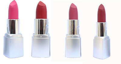 

AV Half N Half Color Factory Satin Silk Lipstick Set of (4)(Multi)