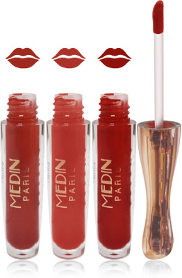 

Medin paris matte liquid lipstick cosmetics makeup combo set of 3 color(Multicolor 6, 24 ml)