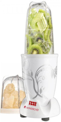 

Wonderchef Sanjeev Kapoor's Nutriblend White 2 Jar with Free Receipe Book 400 Juicer Mixer Grinder(White, 2 Jars)