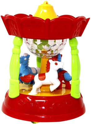 

Baby Tintin Merry-Go-Round with Light and Sound Carousel Toy(Multicolor)