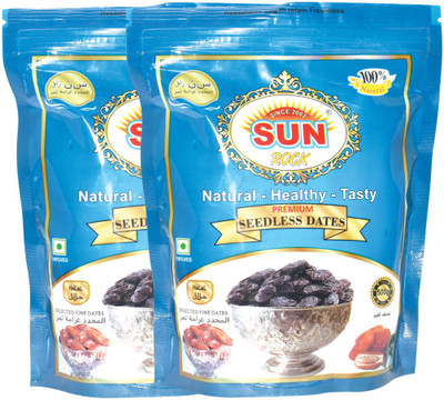 

SUN ROCK 500g seed less dates pack2 Dates(500 g, Pouch)