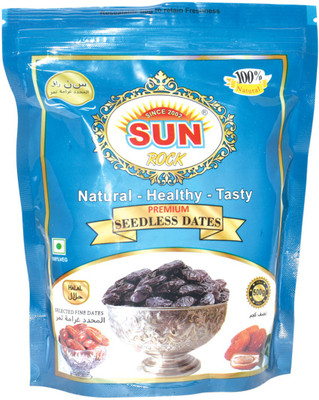 

SUN ROCK 500g seed less dates Dates(500 g, Pouch)