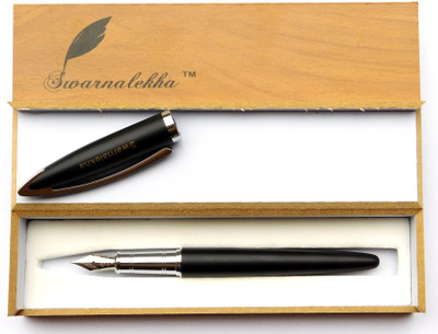 

Swarnalekha FORY Matte Black Metal Fountain Pen