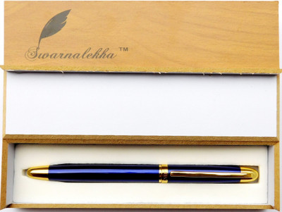 

Swarnalekha PRINCY Blue Gel ink Metal Roller Ball Pen