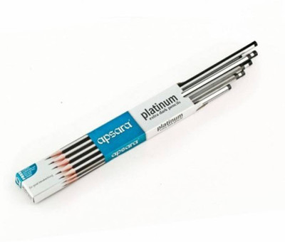 

Apsara PLATINUM Pencil(Set of 100, BLACK &GRAY LINE)