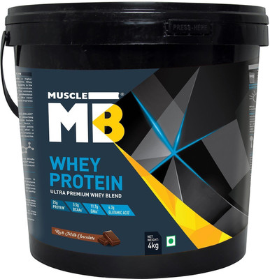 Muscle Blaze MB 100% Ultra Premium Whey Protein(4 kg, Rich Milk Chocolate)