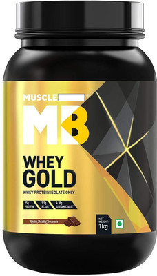 

Muscle Blaze MB Whey Gold 100% Whey Isolate Whey Protein(1 kg, Rich Milk Chocolate)