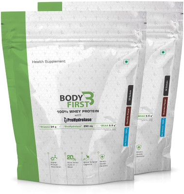 

BodyFirst 100% Whey Protein with ProHydrolase Whey Protein(2048 g, Chocolate)