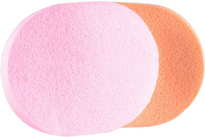 

RAAYA Set Of 2 Pcs Reusable Facial Cleaning Wash Pad Puff Sponge