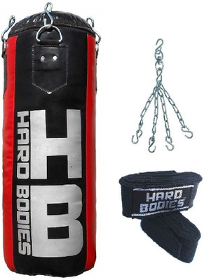 

Hard Bodies Gear Punching Bag - Dual Color - Unfilled - 3 Feet Hanging Bag(3, 3 kg)