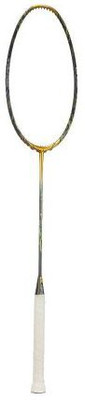 

Kawasaki Badminton Racket MASTER 800 II Gold Gold Unstrung Badminton Racquet(G1 - 4 Inches, .100 g)