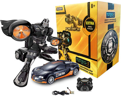 

Turboz Troopers TT663A Remote Control Changing Robot Car(Black)