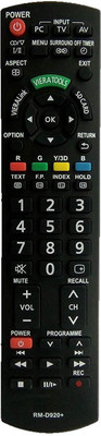 

LipiWorld RM-D920+ (N2QAYB000572 N2QAYB000487 N2QAYB000352 N2QAYB000753 N2QAYB000486 N2QAYB000182 N2QAYB000240 N2QAYB000241) Remote Compatible for Panasonic LED/LCD Remote Controller(Black)