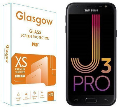 Glasgow Tempered Glass Guard for Samsung Galaxy J3 Pro(Pack of 1)