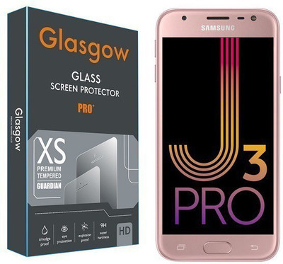 Glasgow Tempered Glass Guard for Samsung Galaxy J3 Pro(Pack of 1)