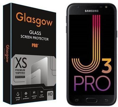 Glasgow Tempered Glass Guard for Samsung Galaxy J3 Pro(Pack of 1)